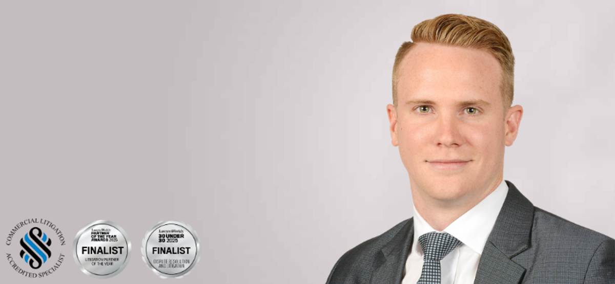 Litigation Lawyer Lachlan Boyle - Commercial Litigation Accredited Specialist - Queensland